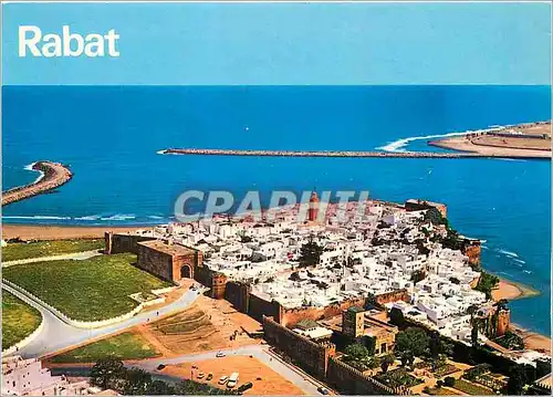 Cartes postales moderne Rabat Vue aerienne sur la Kasbah des Oudaias