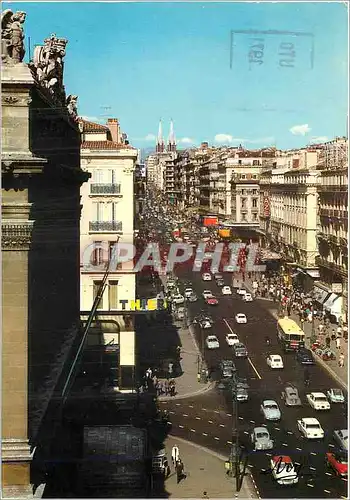 Cartes postales moderne Marseille La Canebiere