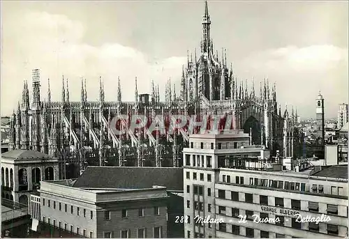 Moderne Karte Milano Il Duomo Dettaglio