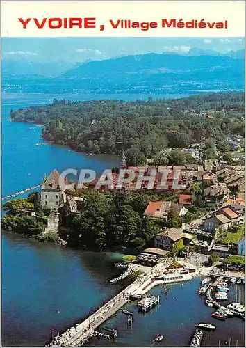 Cartes postales moderne Yvoire Haute Savoie Village medieval fleuri au bord du Lac Leman