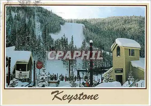 Moderne Karte Keystone high in the Colorado Rockies