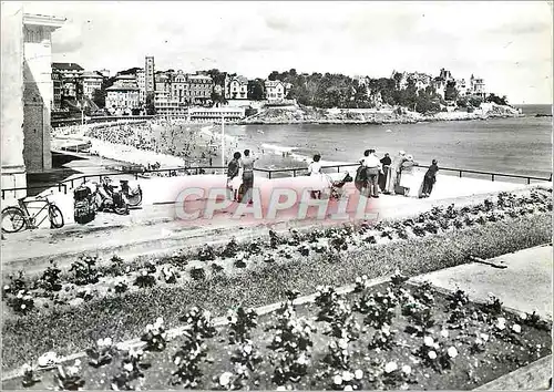 Cartes postales moderne Dinard Cote d'Emeraude L et V La Plage et Pointe de la Malouine