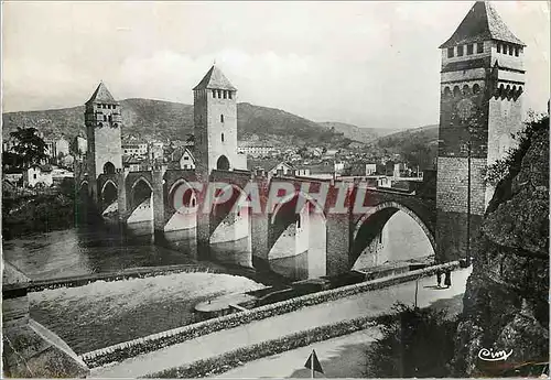 Moderne Karte Cahors Lot Le Pont Valerie