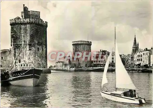 Moderne Karte La Rochelle Le Port Bateaux