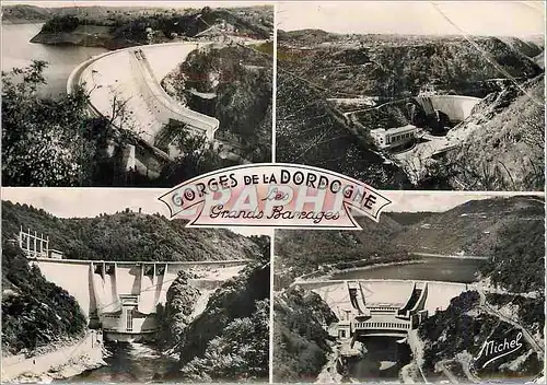 Cartes postales moderne Gorges de la Dordogne Les Grands Barrages