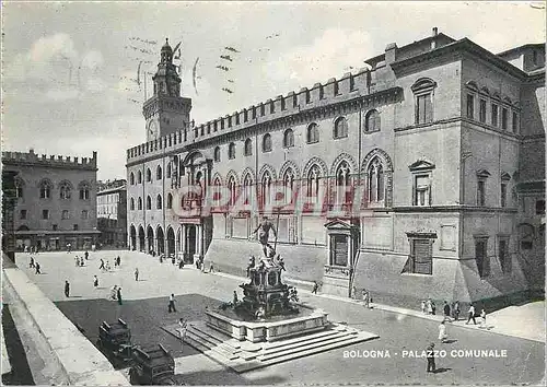 Moderne Karte Bologna Palazzo Comunale