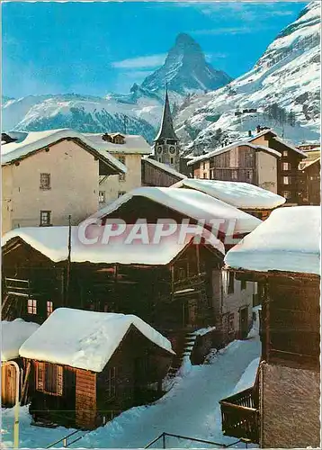 Cartes postales moderne Zermatt et le Mont Cervin
