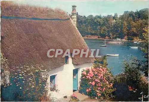 Moderne Karte Maison du Pecheur sur la riviere Kerdruc