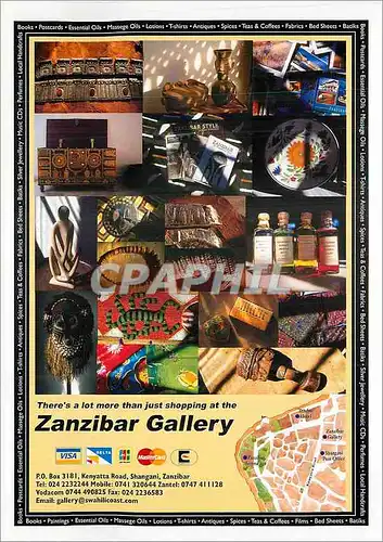 Cartes postales moderne Zanzibar Gallery