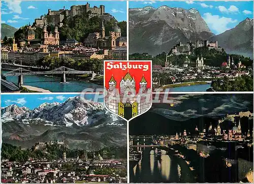 Cartes postales moderne Altstadt und Salzach