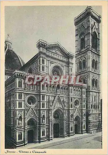 Cartes postales moderne Firenze Duomo e Campanile