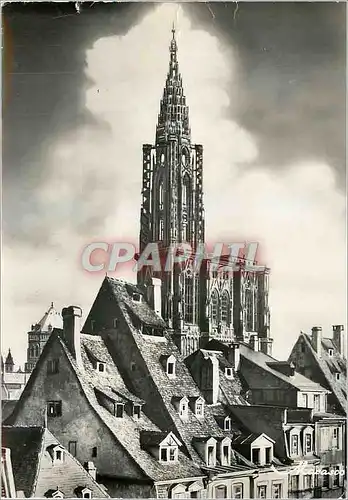 Moderne Karte Strasbourg La Cathedrale