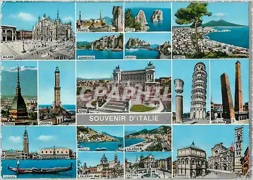 Cartes postales moderne Souvenir d'Italie