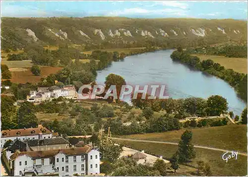 Cartes postales moderne La Roche Guyon S et O Point de vue pris de la Route des Cretes vers la Seine
