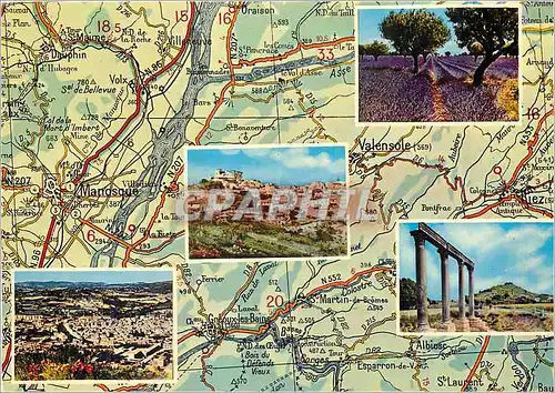 Cartes postales moderne Manosque Riez