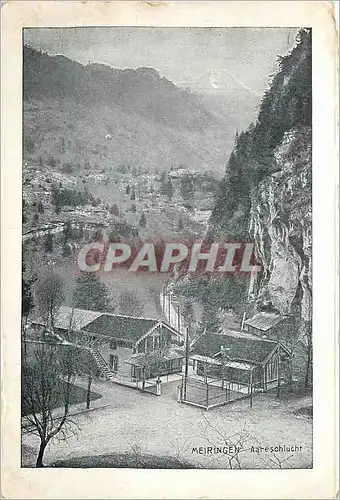 Cartes postales moderne Meiringen Aareschlucht