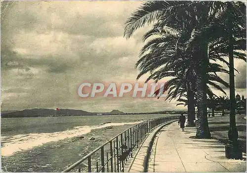 Moderne Karte St Raphael Var le soir Le Boulevard