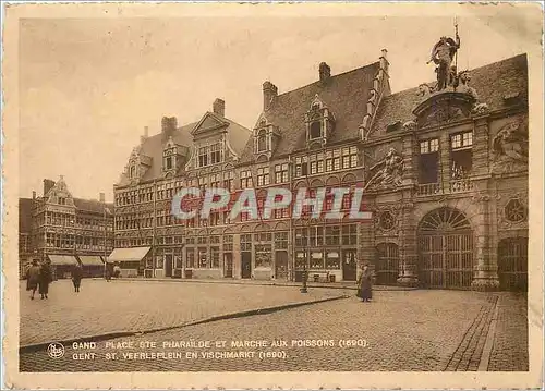 Cartes postales moderne Gand Place Ste Pharailde et Marche aux Poissons