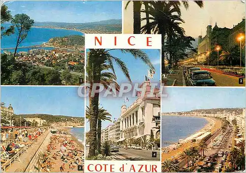 Cartes postales moderne Nice Cote d'Azur