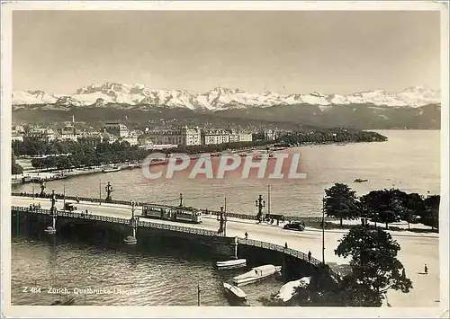 Moderne Karte Zurich Quaibrucke