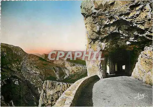 Moderne Karte Les Gorges Pittoresques du Verdon Corniche Sublime Le Tunnel