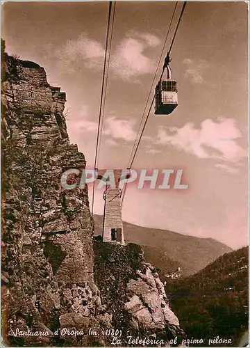 Cartes postales moderne Santuario d'Oropa La Teleferica al primo pilone