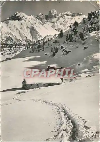 Moderne Karte Les Trois Vallees Vallee de Saint Bon Savoie