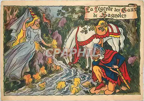 Cartes postales moderne La Legende des Eaux de Bagnoles