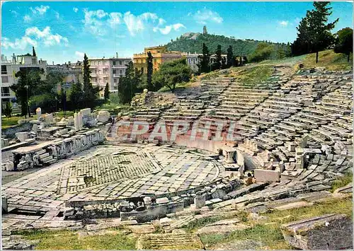 Moderne Karte Athenes Theatre de Dionyssos