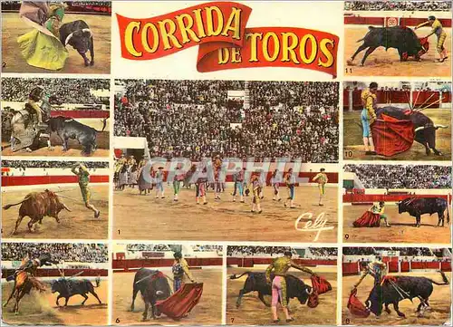 Moderne Karte Corrida de Toros