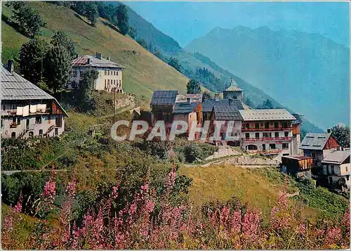 Cartes postales moderne Sur la route du Col de la Madeleine le charmant village de Celliers