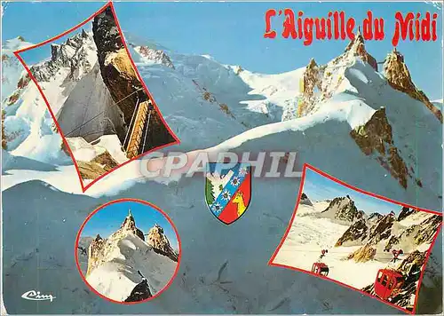 Cartes postales moderne Aiguille du Midi Hte Savoie