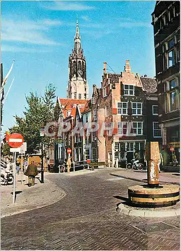 Moderne Karte Delft Holland