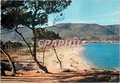 Cartes postales moderne La Cote des Maures Le Lavandou Var La Plage et la Ville vue du Gouron