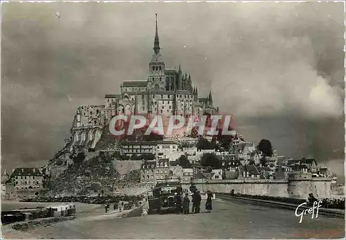 Cartes postales moderne Le Mont St Michel Manche Le Mont a l'Arrivee
