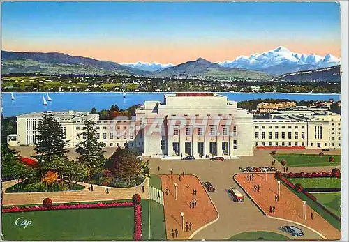 Cartes postales moderne Geneve Le Palais des Nations