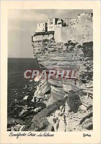 Moderne Karte Bonifacio Corse Les Falaises