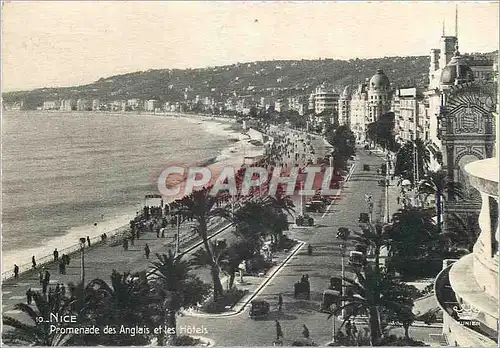 Cartes postales moderne Nice Promenade des Anglais et les Hotels