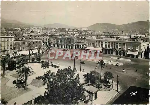 Moderne Karte La Cote d'Azur Nice La Place Massena