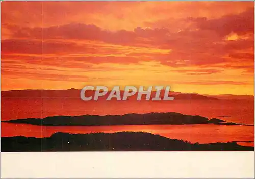 Cartes postales moderne Coucher de soleil