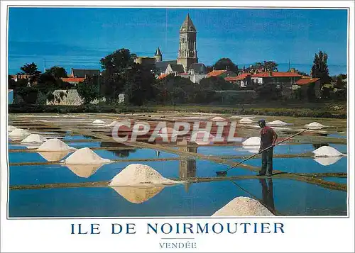 Moderne Karte Ile de Noirmoutier Vendee