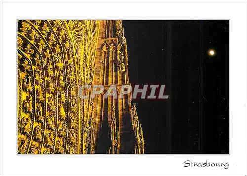 Cartes postales moderne Strasbourg Detail de la cathedrale syle gothique