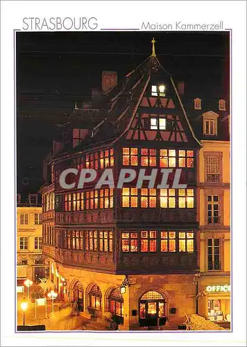 Moderne Karte Souvenir d'Alsace Strasbourg La Maison Kammerzell