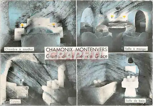 Cartes postales moderne Chamonix Montenvers Grotte de la Mer de Glace