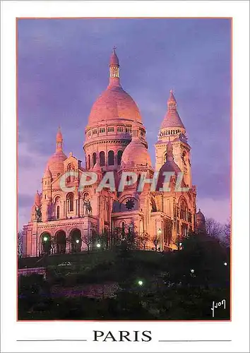 Cartes postales moderne Paris Basilique du Sacre Coeur