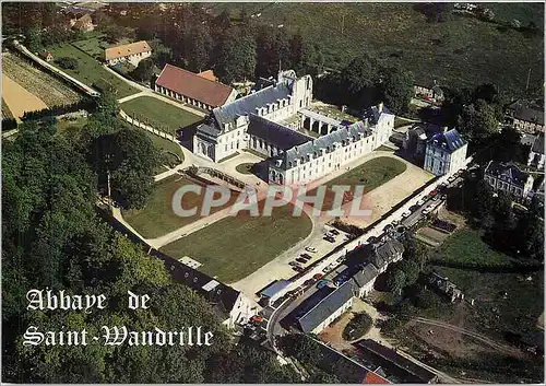 Moderne Karte Abbaye de Saint Wandrille