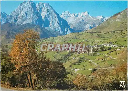 Cartes postales moderne Les Pyrenees Vallee d'Aspe Village de Lescun