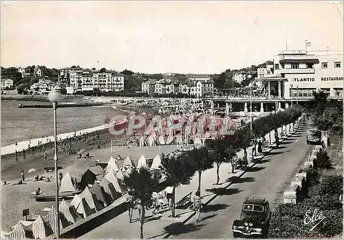 Cartes postales moderne St Jean de Luz Basses Pyrenees La Plage vue de l'Hotel d'Angleterre