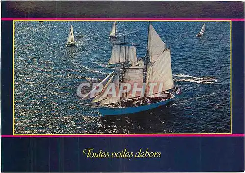 Cartes postales moderne Toutes voiles debors