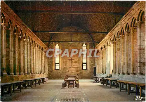 Cartes postales moderne Le Mont Saint Michel Le Refectoire des Moines